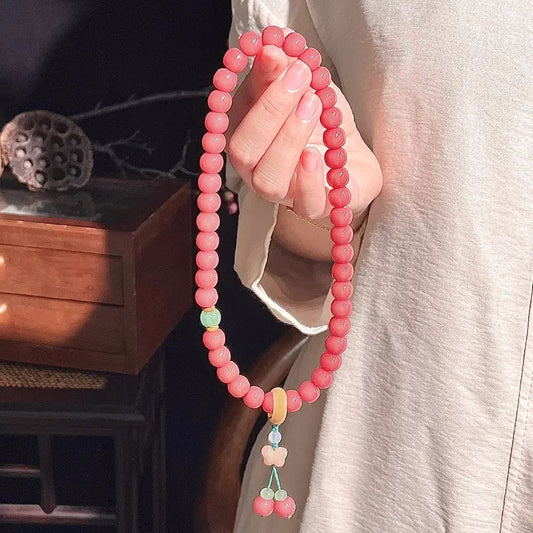 Women's Root Double Circle Crafts Seed High Oil Density Buddha Beads Bracelets