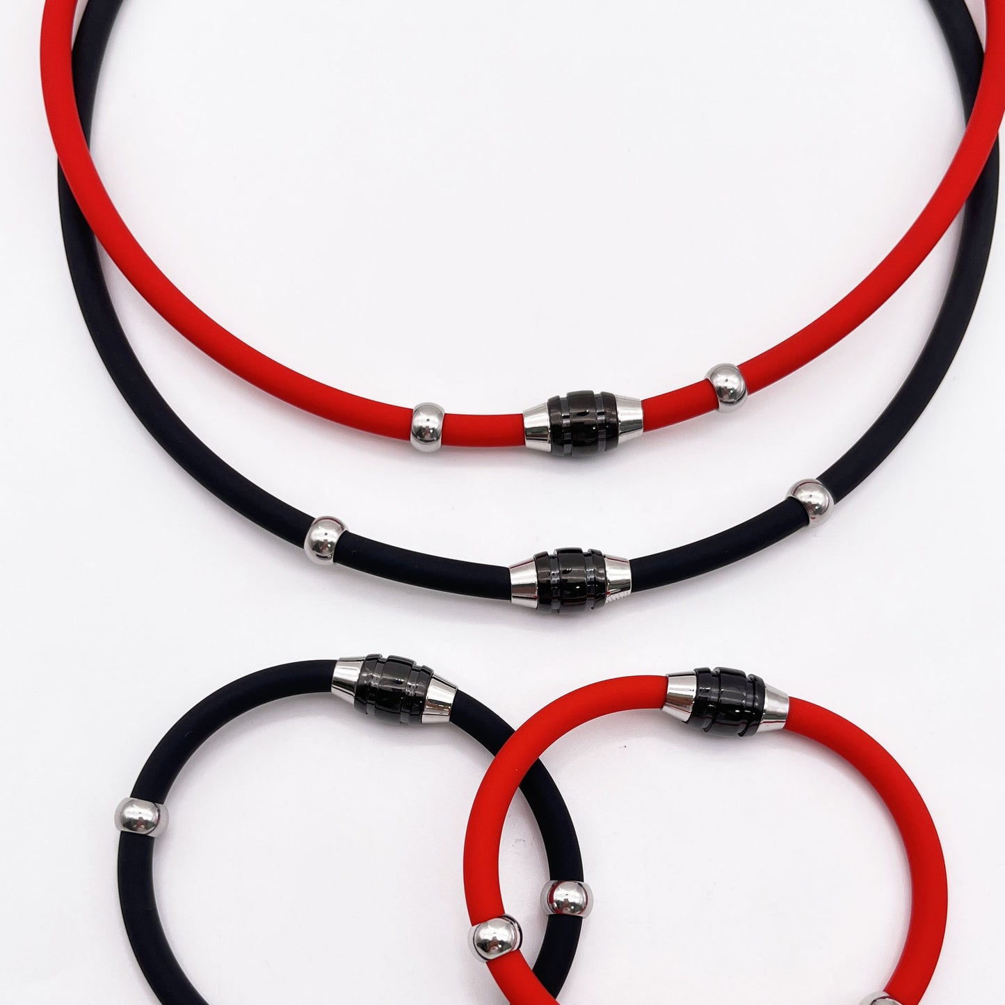 Simple Choker Male Silicone Female Couple Necklaces