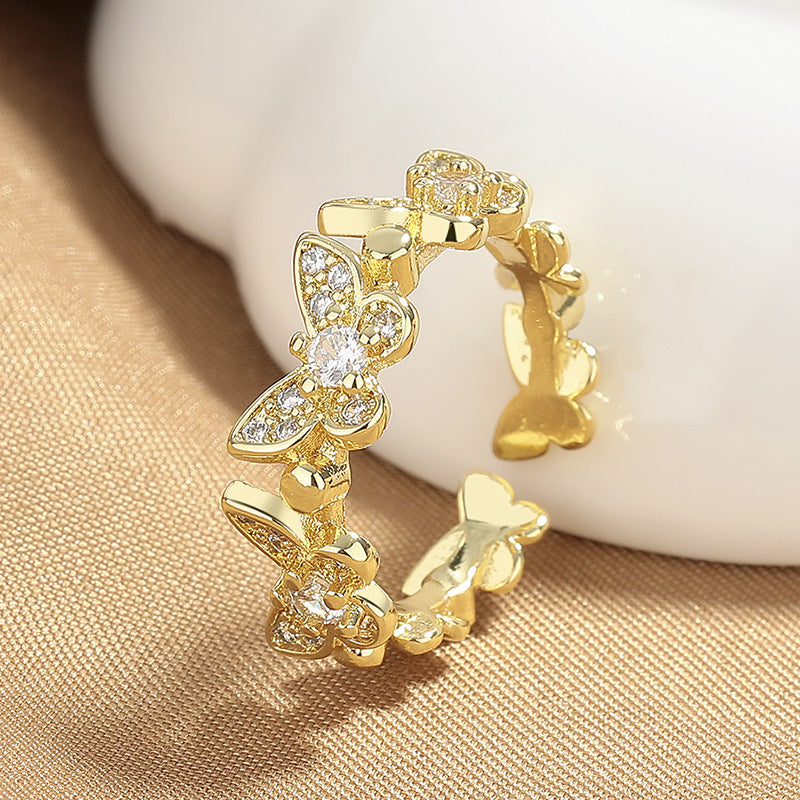 Women's Design High-grade Index Finger Adjustable Light Ring
