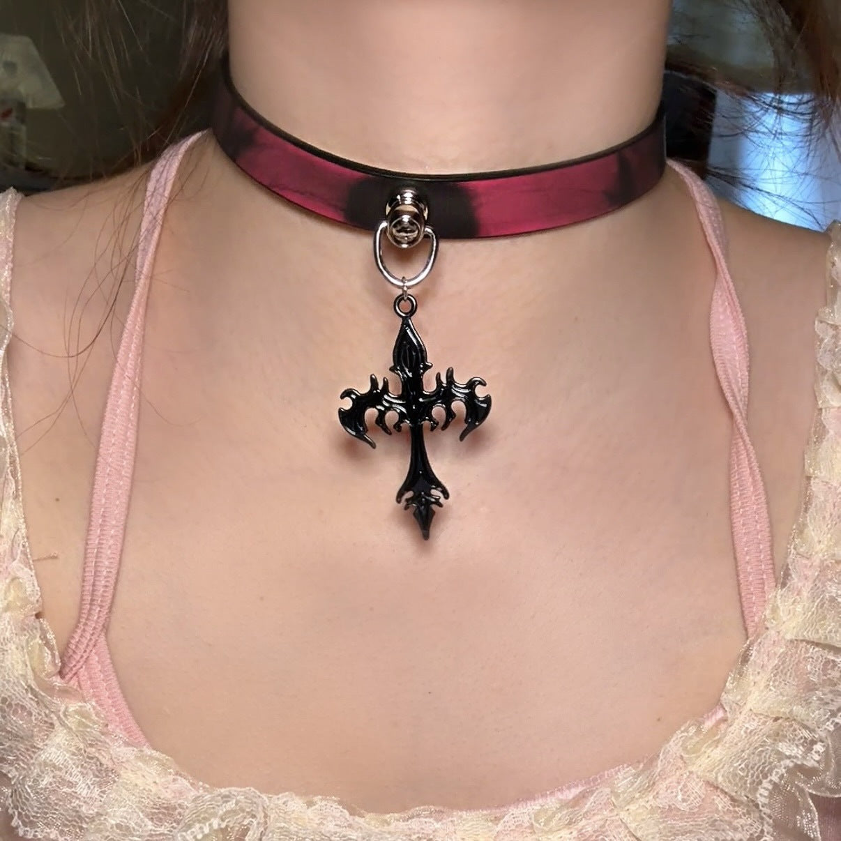Paw Hot Soft Leather Trendy Cool High-grade Collar