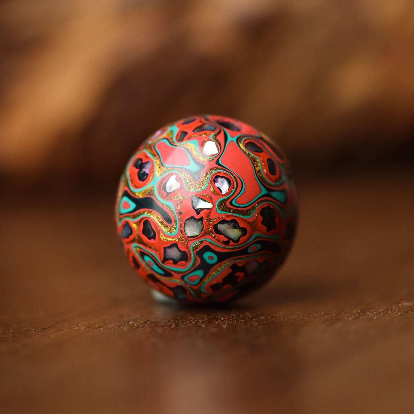 Large Paint Beads Single Bead Fine Bracelet
