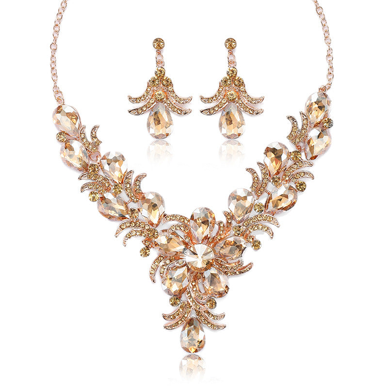 Suite Female Royal Court Style Retro Jewelry Set