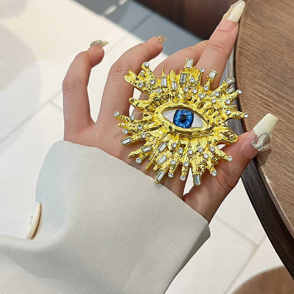 Devil's Eye Female Niche High-grade Light Luxury Retro Rings