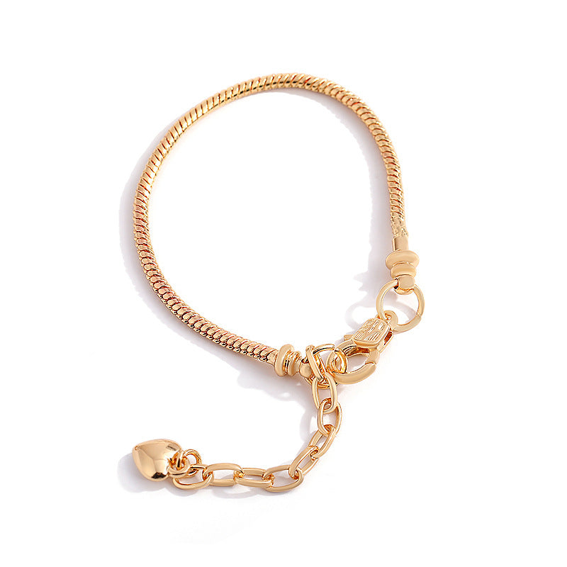 Women's High-grade Heart Light Luxury Metal Fashion Bracelet