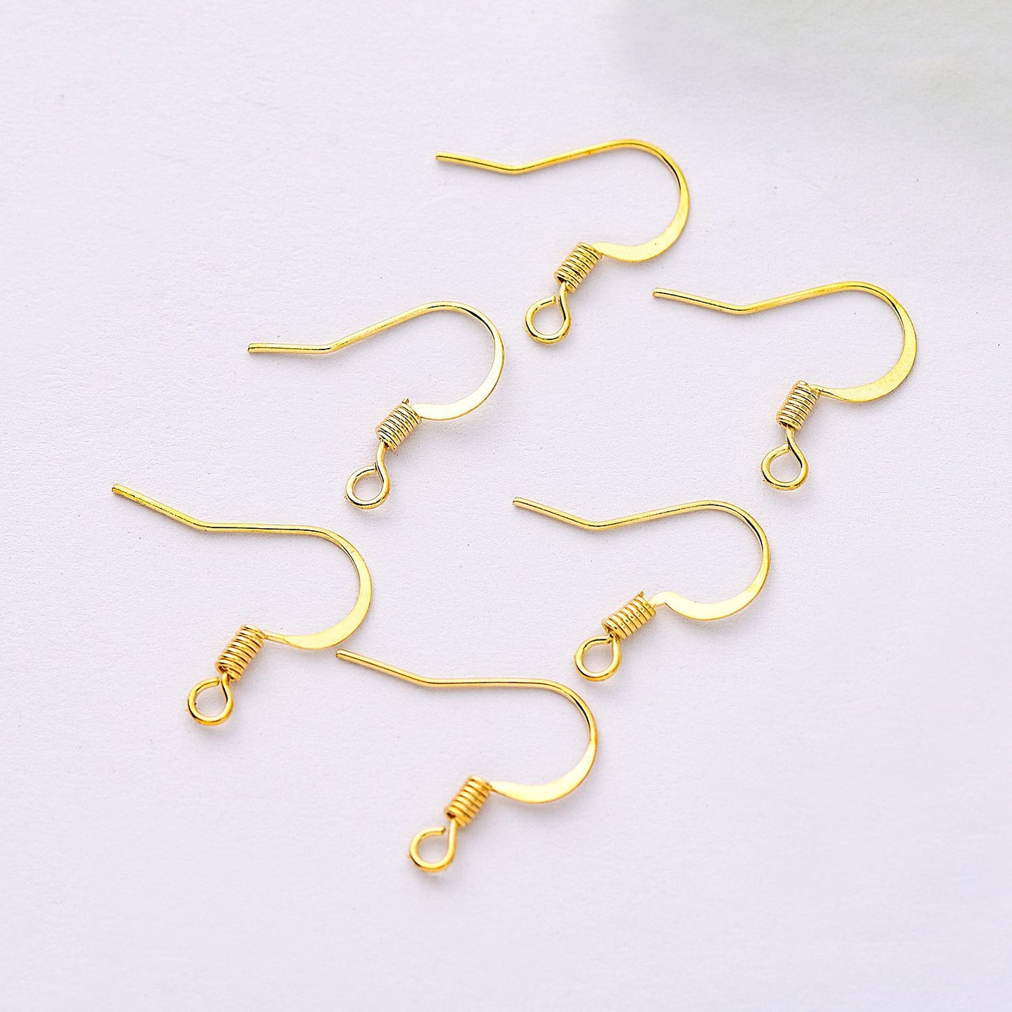 Casual Gold Plated Handmade Flat Materials Ear Hook