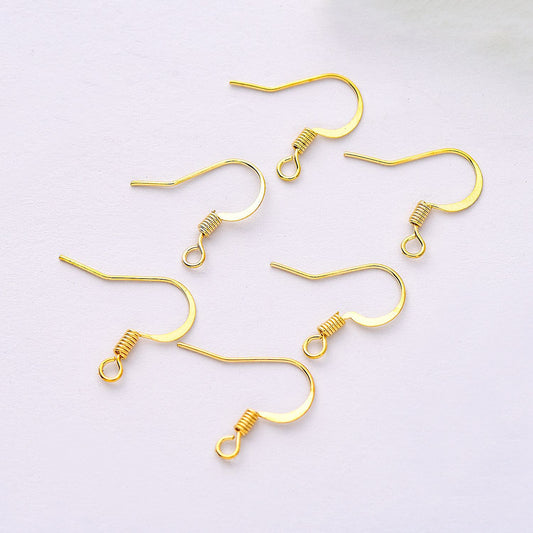 Casual Gold Plated Handmade Flat Materials Ear Hook
