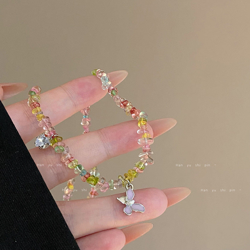 Women's Retro Pearl Affordable Luxury Fashion Temperament Wild Good-looking Clavicle Necklace