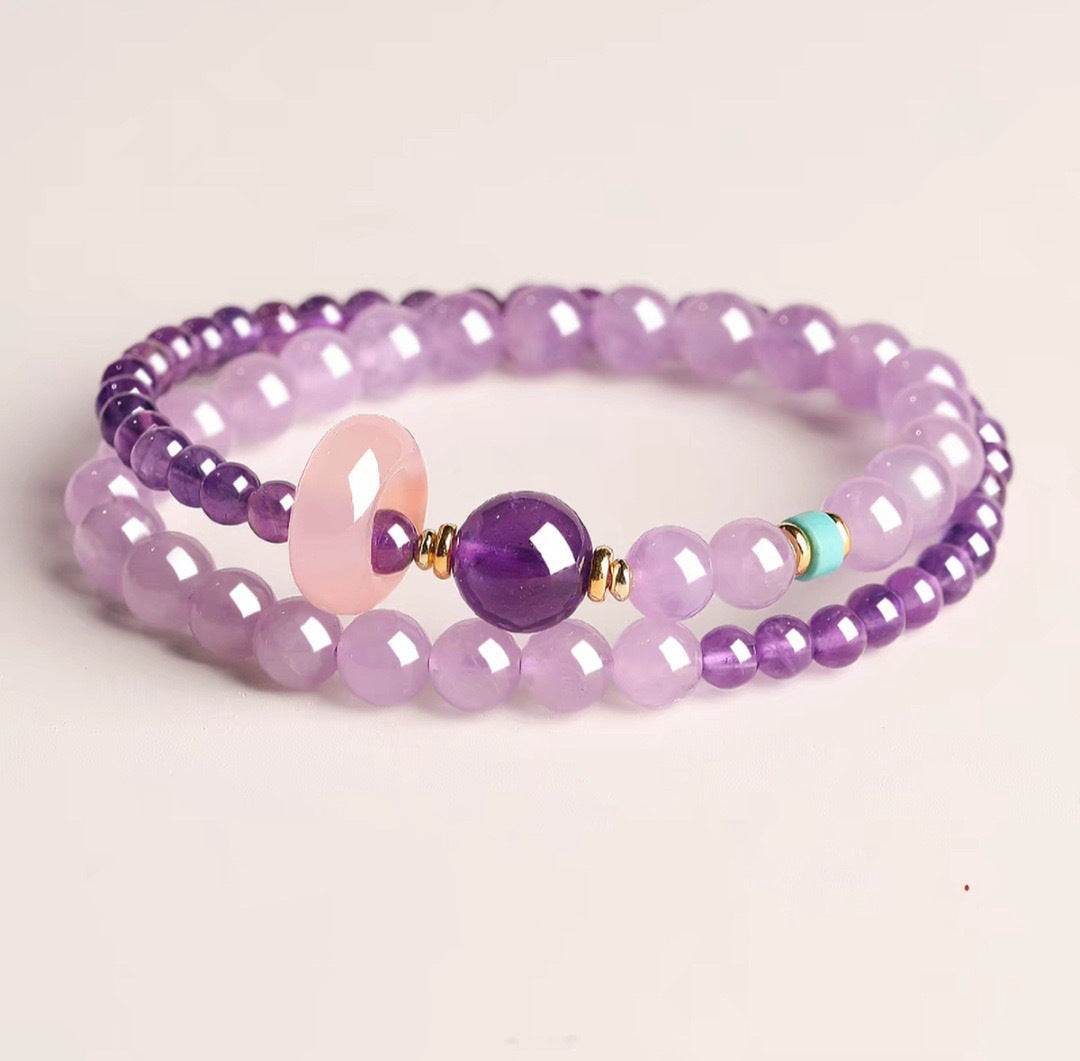 Red Agate Female Lucky Changeable Beads Zodiac Anniversary Year Hand Bracelet