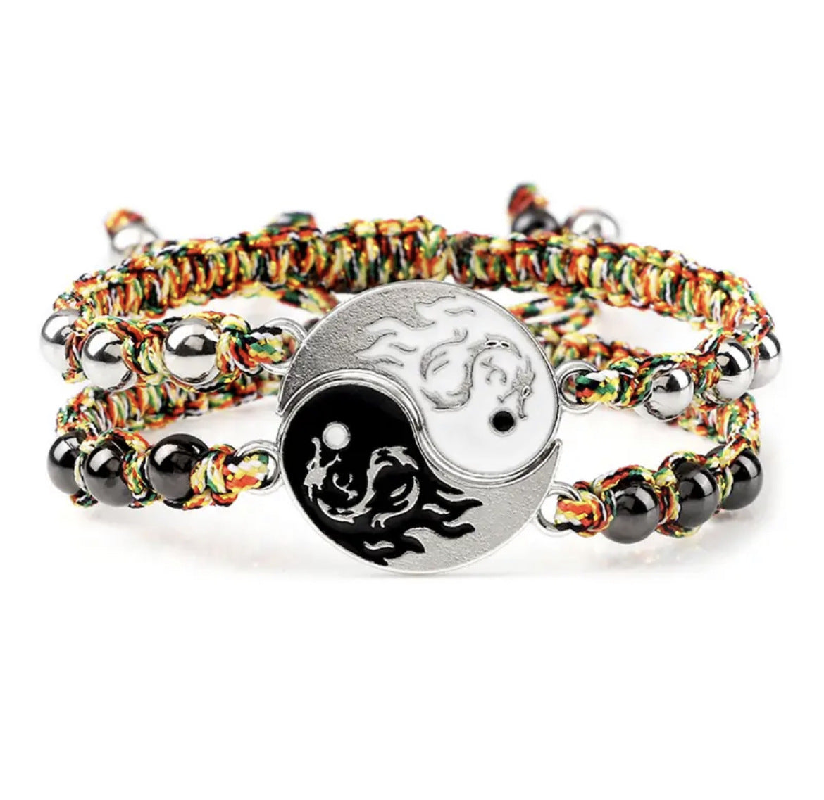 Women's & Men's Magnetic Stone Dragon Totem Fashion Couple Bracelets