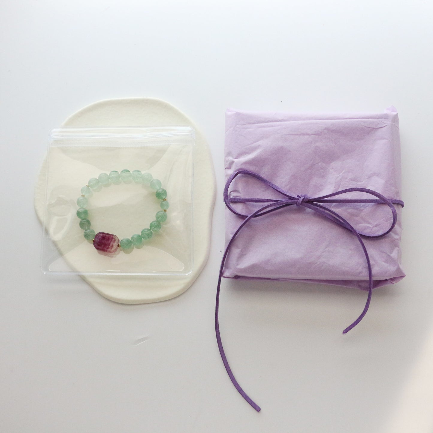 Natural Stone Packing Bag Gift Box Necklaces