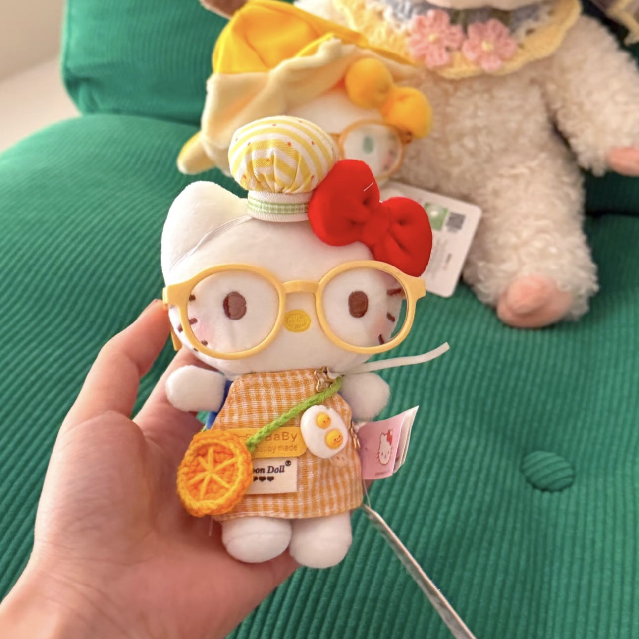 Package Cartoon Lovely Key Buckle Plush Pendants