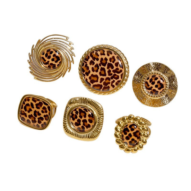 Steel Open Female Personalized Minority High-grade Rings