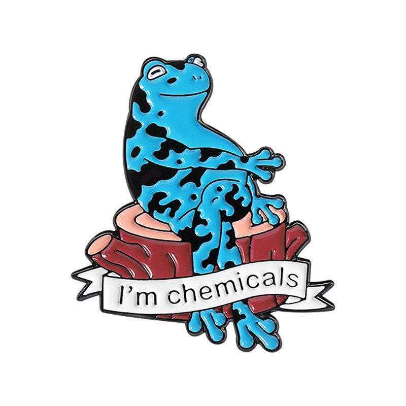 Cartoon Frog Series Brooch Cute Personality Little Brooches