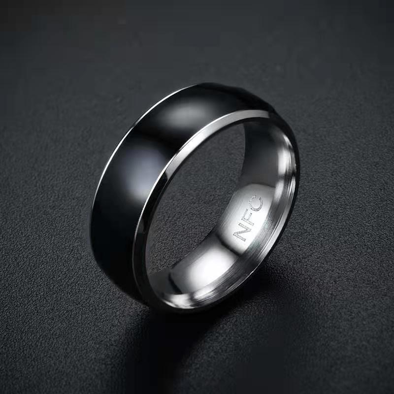 Steel Smart Access Card Bus Pass Rings