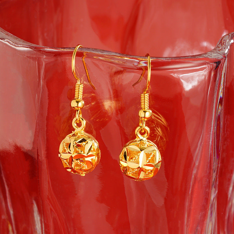 Women's Placer Gold Tassel No Color Fading Rings