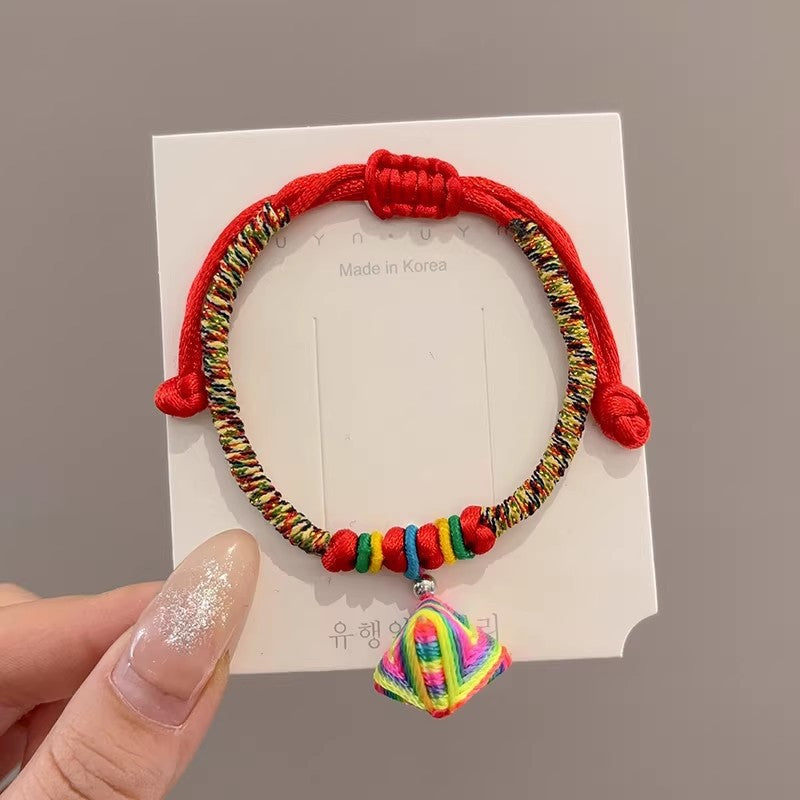 Dragon Boat Festival Colorful Rope Hand Woven Line Holiday Gift Bracelets