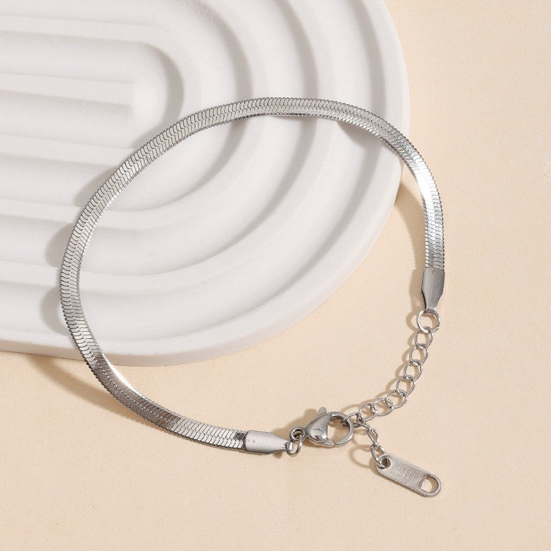 Women's Titanium Steel For Light Luxury Versatile Style Bracelets