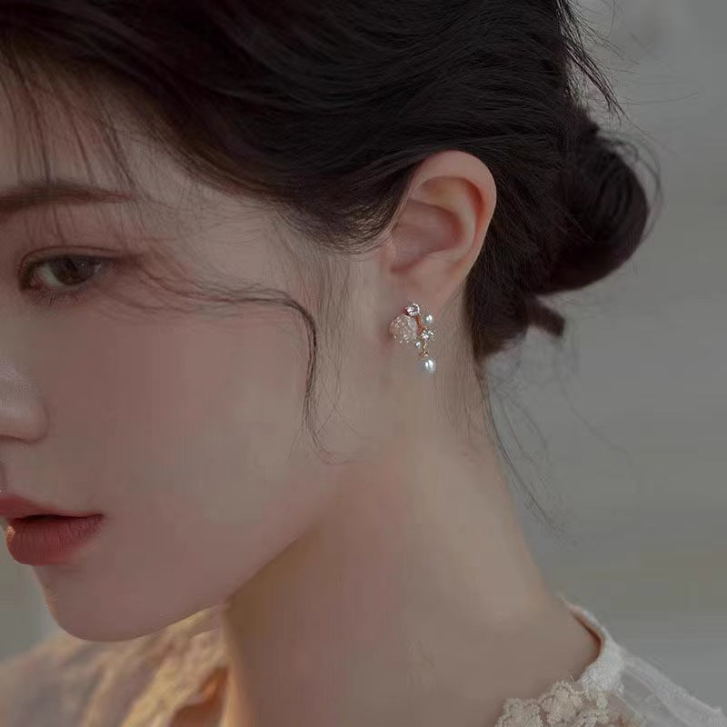 Zircon Ear Clip Small Eardrops Fashion Earrings