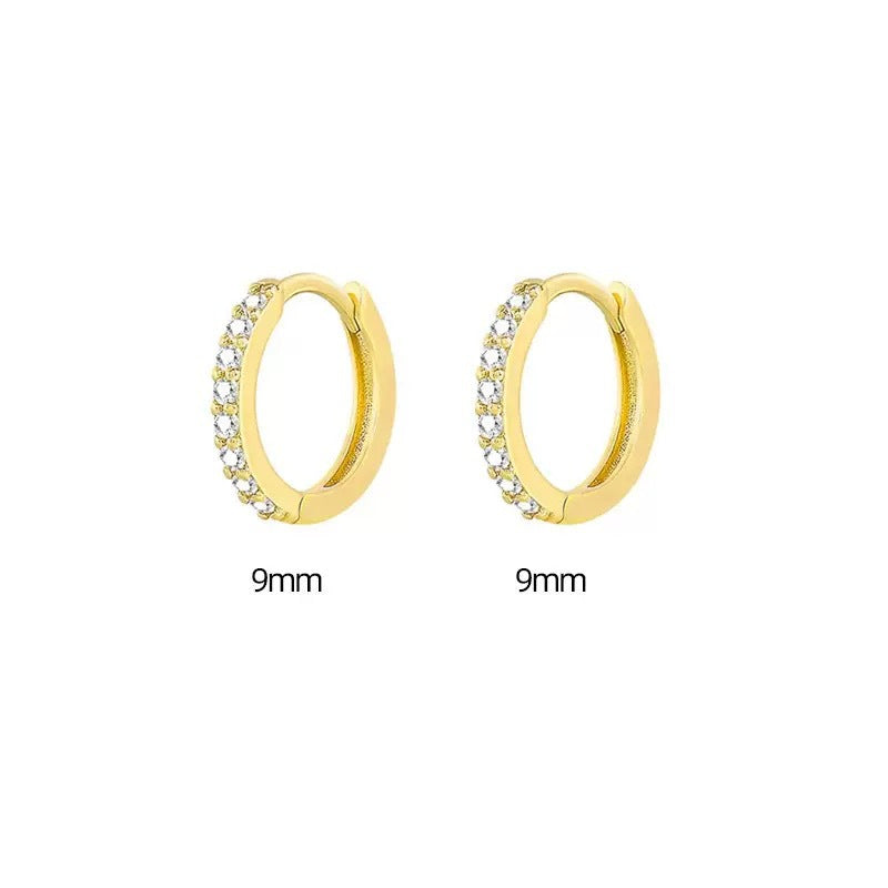 Women's Ear Clips Micro Inlaid Zircon Design Sense Earrings