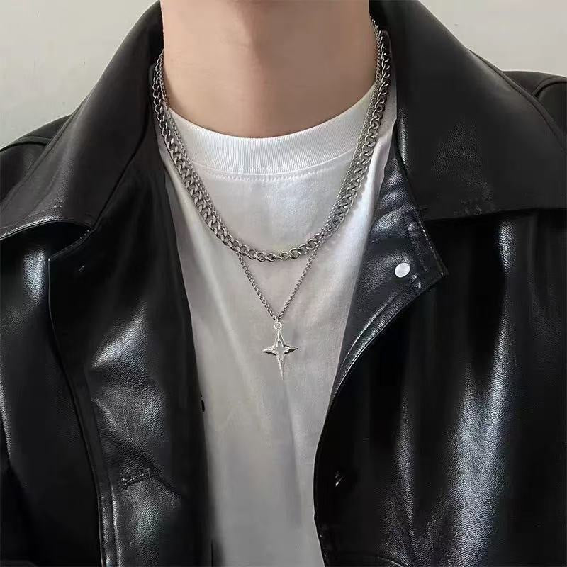 Cross Personality Cold Style Fashion Dignified Sense Of Design Niche Necklaces