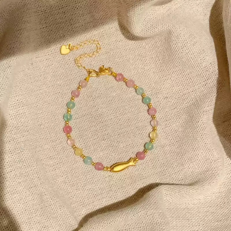 Beaded Small Goldfish Simple Fashion High-grade Bracelet
