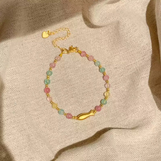 Beaded Small Goldfish Simple Fashion High-grade Bracelet