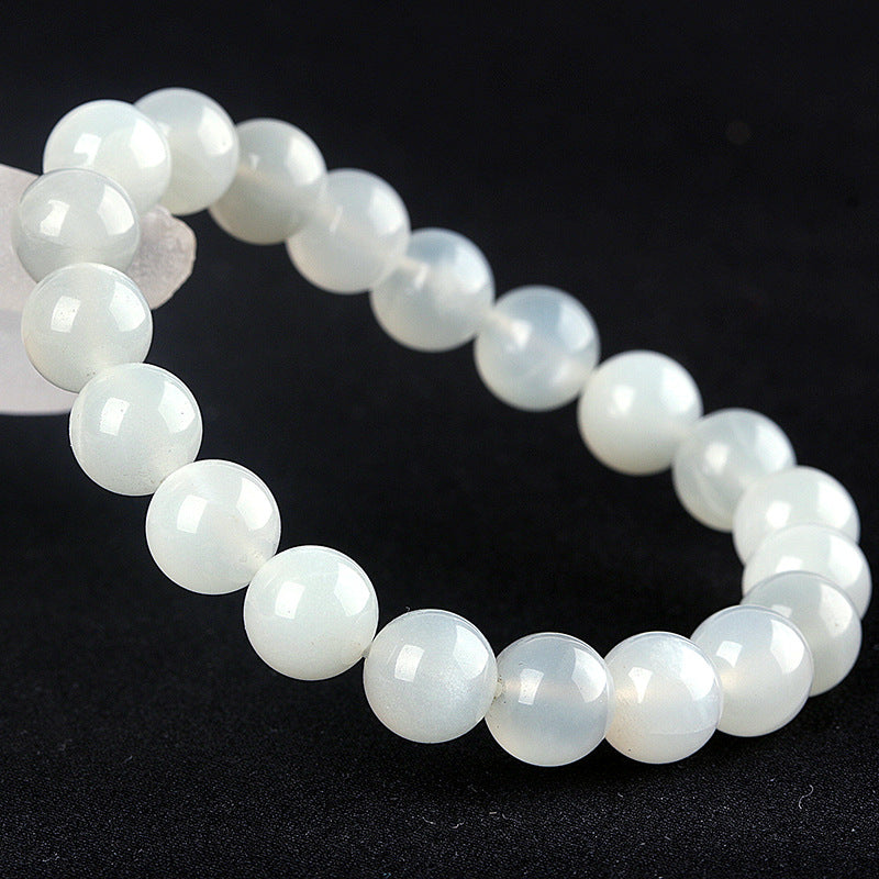 White Moonstone Bright Strong Light Crystal Bracelets