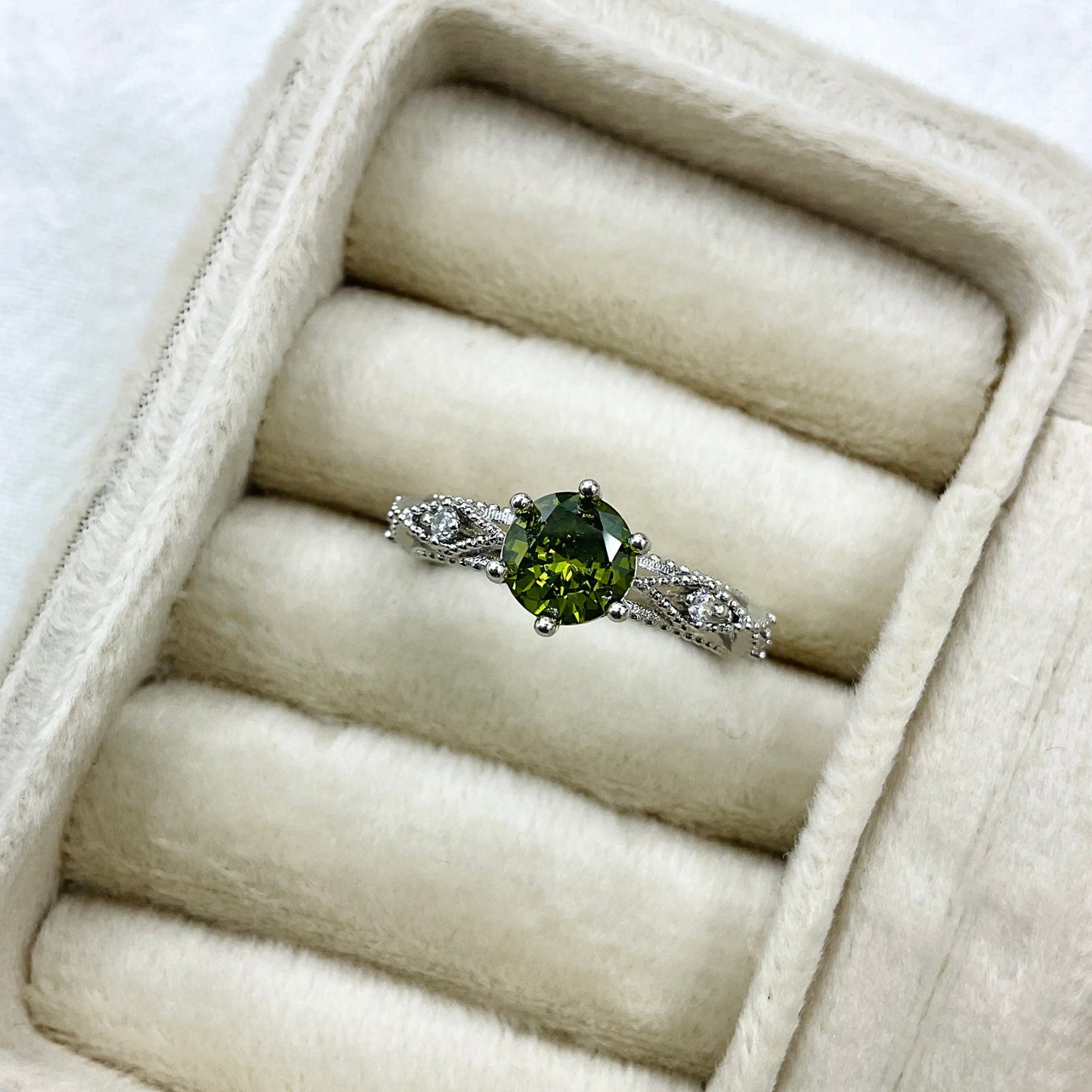 Zircon Female Adjustable Mouth Fashion High Sense Dopamine Colored Gems Rings