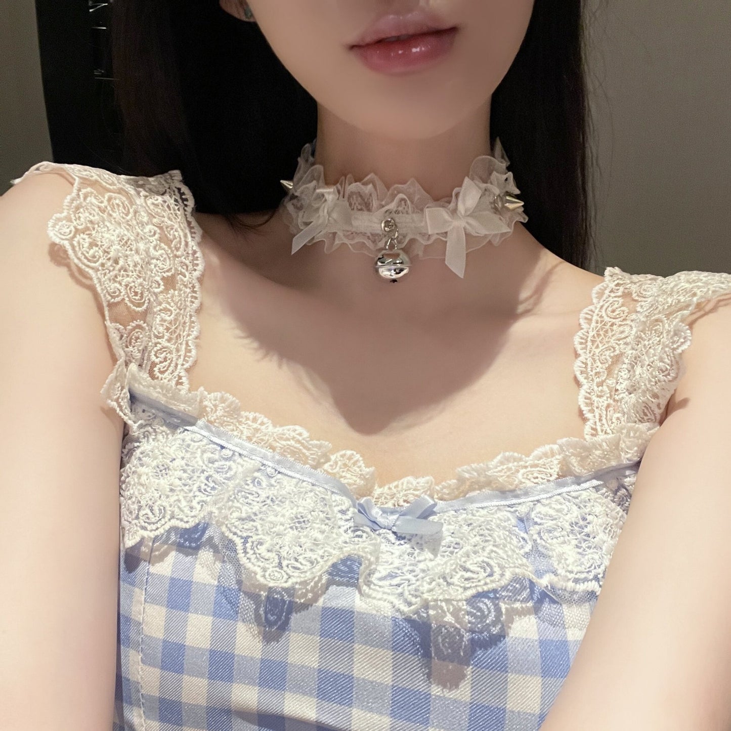 Women's Love Bell Leg Punk Style Lace Thigh Rings