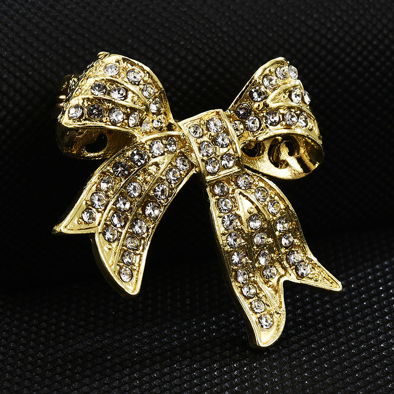 White Rabbit Note Rose Clothes Pin Brooches