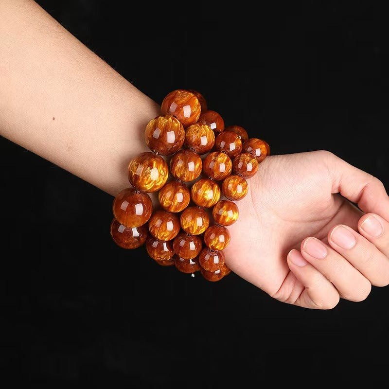Men's Silk Willow Buddha Beads Crafts Stall Antique Tourist Scenic Bracelets