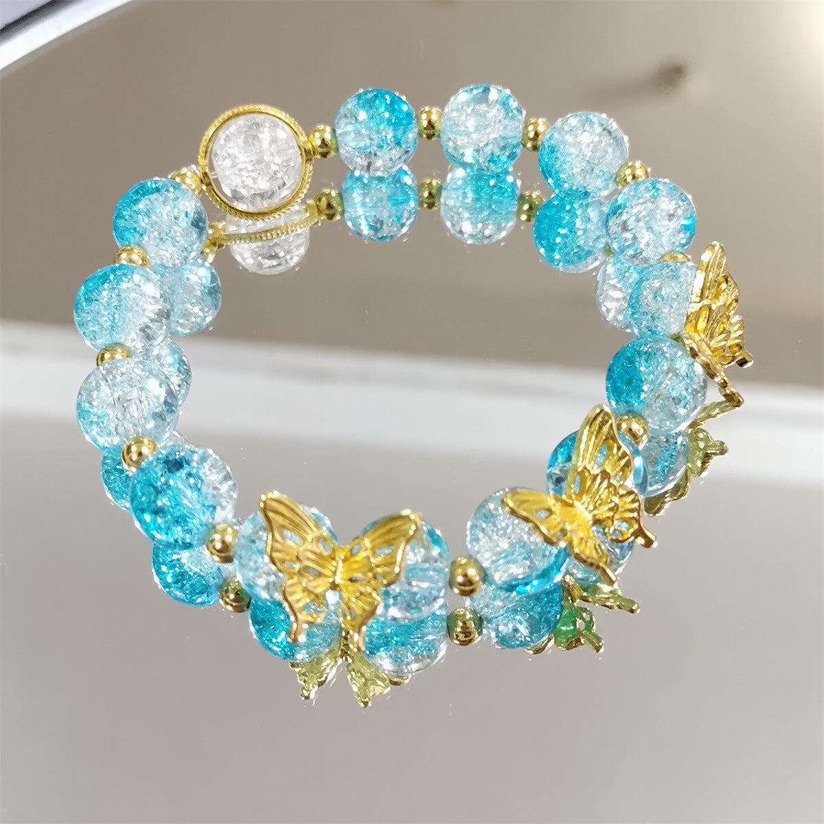 Butterfly Elegant Female Design Light Luxury Girlfriend Bracelet