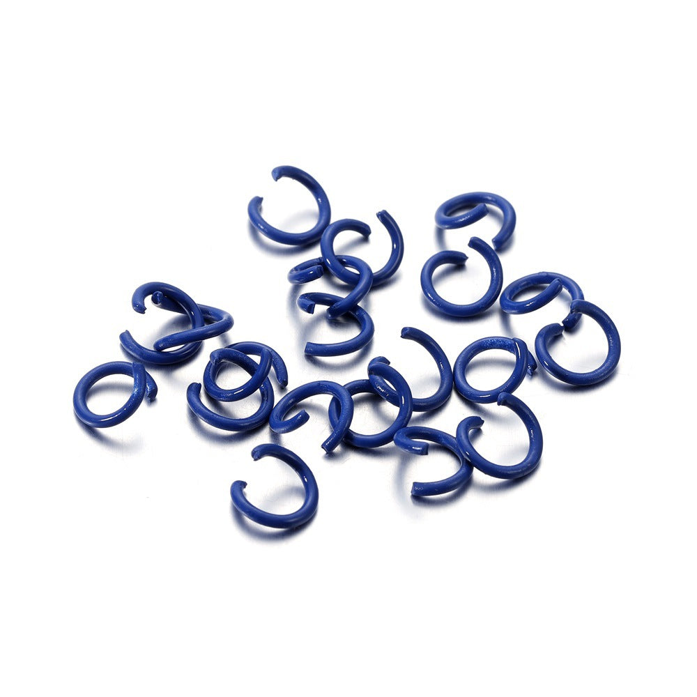 Single Circle Paint Color Broken Small Hoop Jewelry Accessories