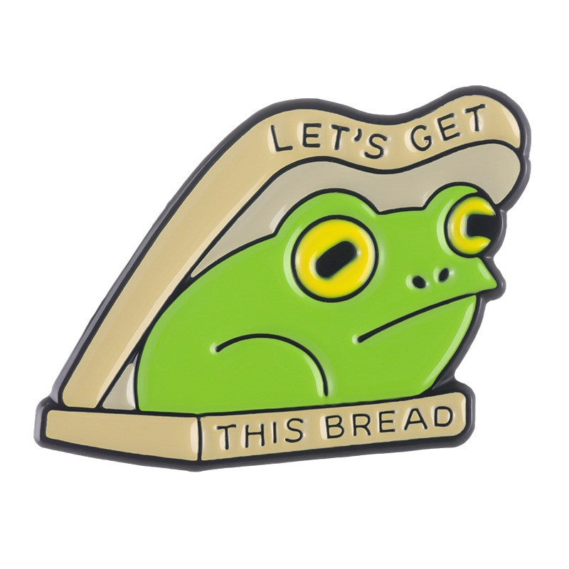 Cartoon Frog Series Brooch Cute Personality Little Brooches