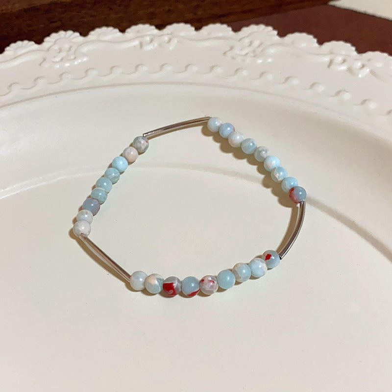 Women's Beaded Ethnic Style Light Luxury High Sense Bracelet