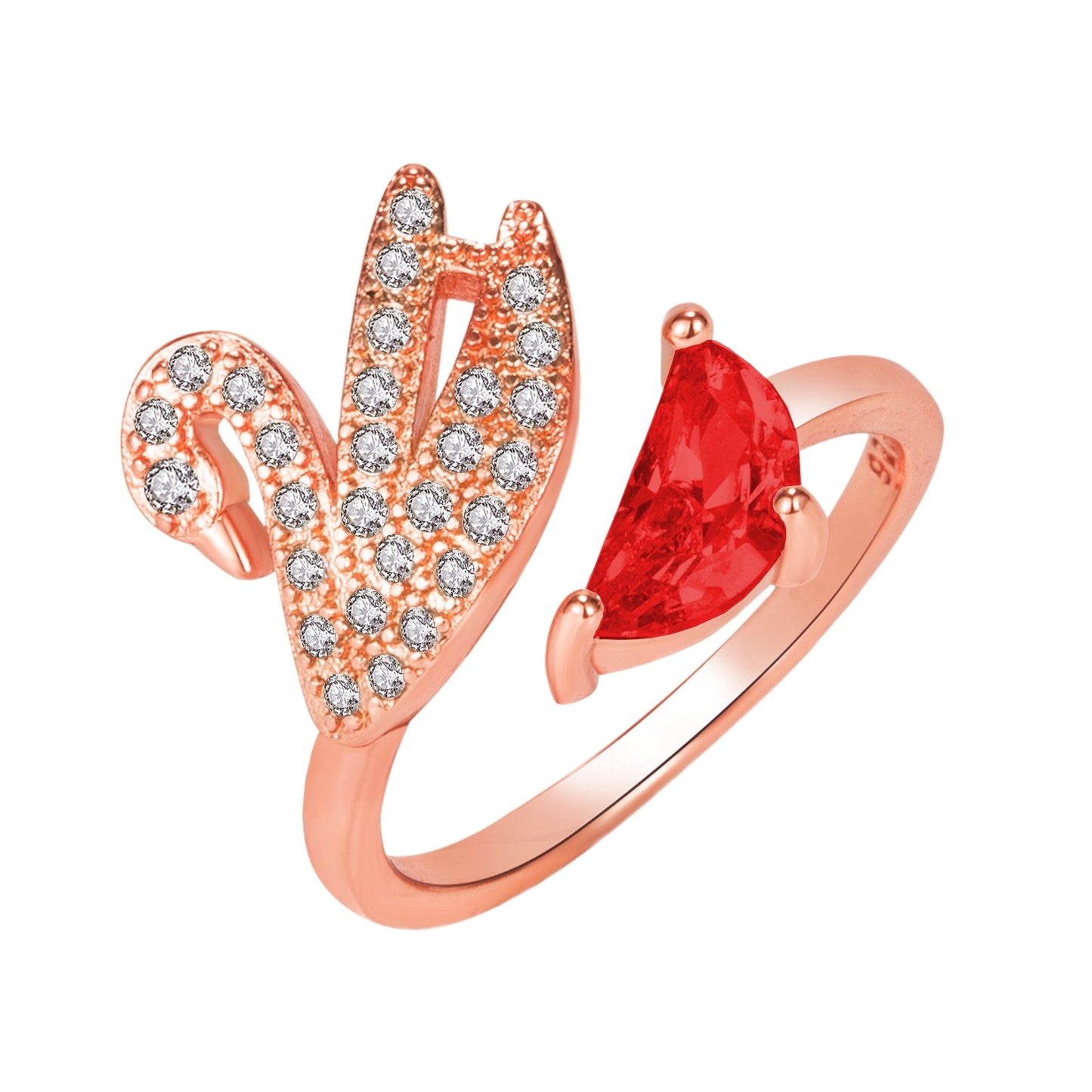 Trendy Creative White Swan Zircon Colorful Crystals Pave Ear Full Jewelry Set