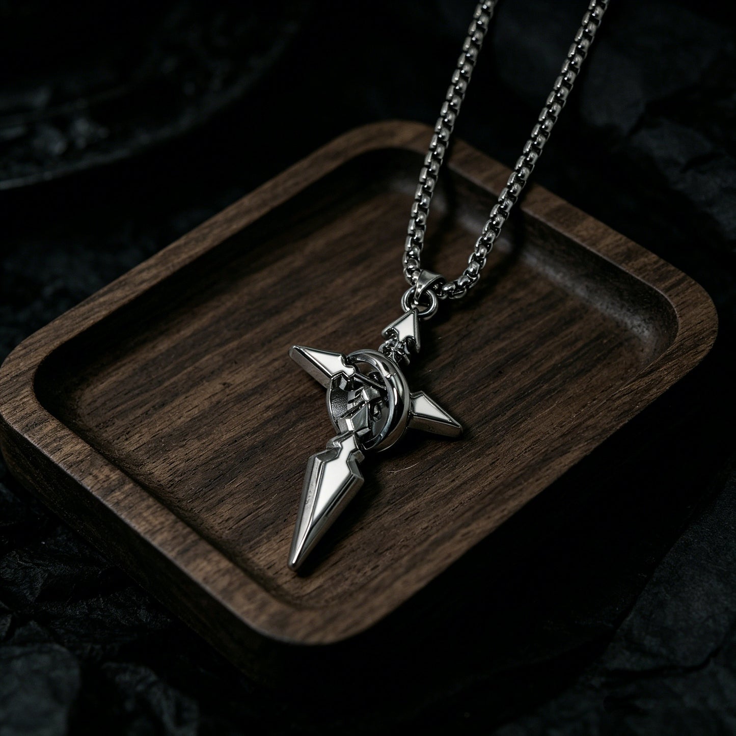 Men's Cross Versatile Personality Hip Hop Tide Necklace