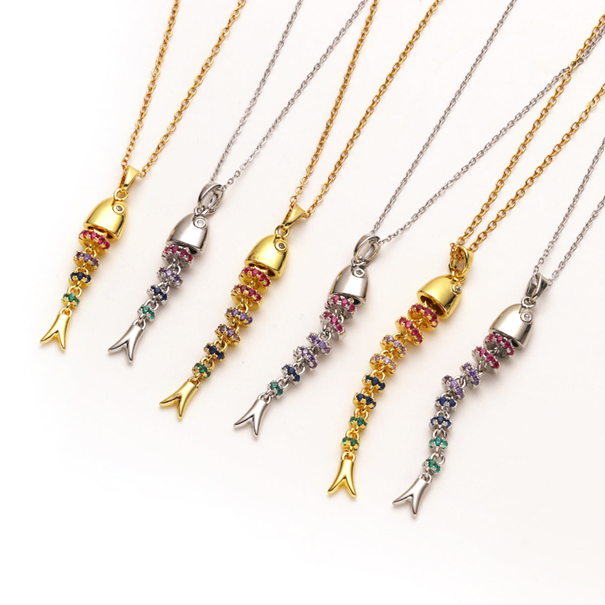 Simple Fashion Fish-shaped Exquisite Light Luxury Stainless Necklaces
