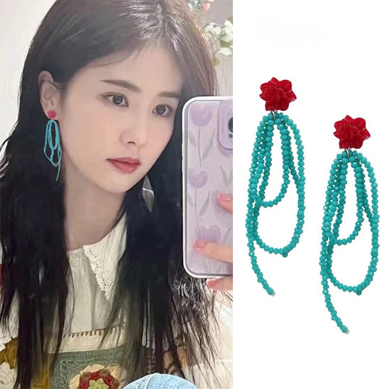Advanced Chinese Style Retro National Eardrops Design Ear Earrings