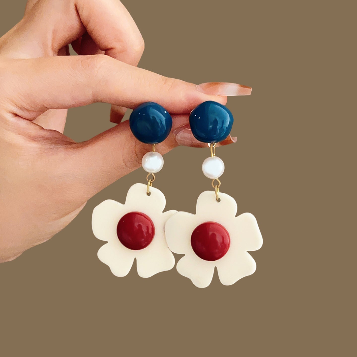 Charming Colored Series Sports Style Female Earrings