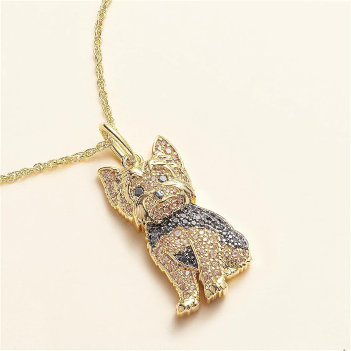 Yorkshire Dog Exquisite Zinc Alloy Die Casting Pendants
