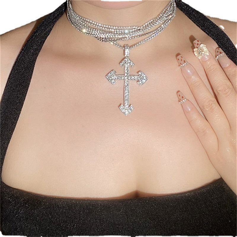 Women's Rhinestone Light Luxury High-grade Temperament Clavicle Necklace