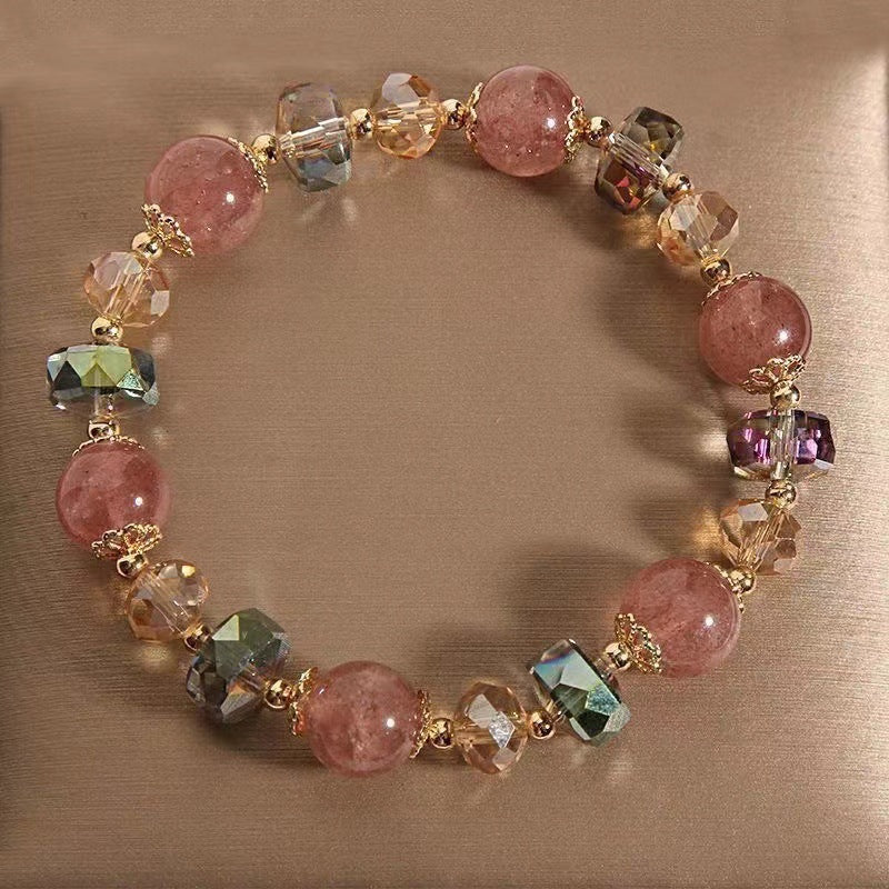 Light Luxury Square Zircon Fashionable Simple Elegant Personality Full Bracelet
