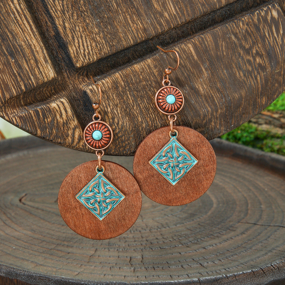 Attractive Antique Bohemian Ethnic Style Handmade Earrings