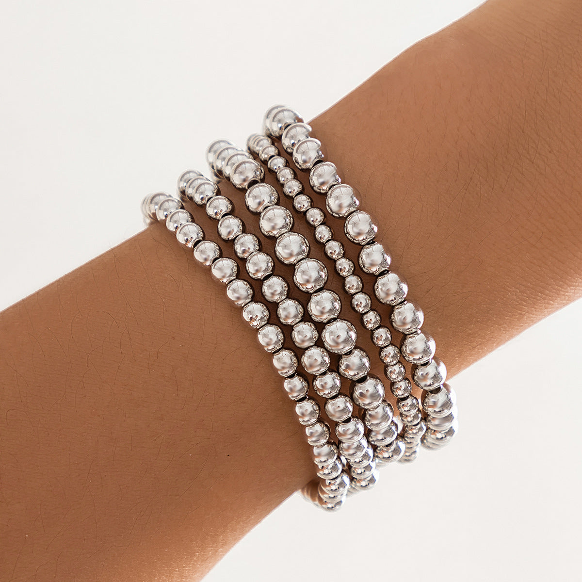 Women's Heart Suit Sweet Cool String Beads Bracelet