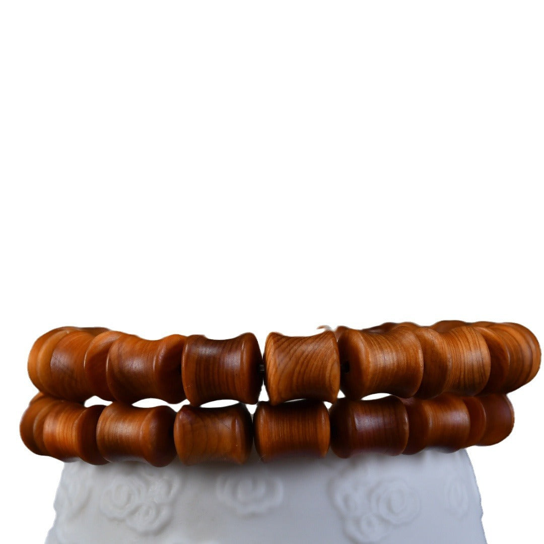 Women's & Men's Arborvitae Black Oil High-density Mature Material Bracelet
