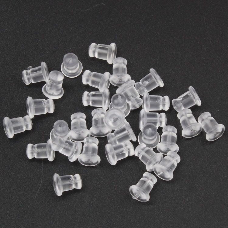 Earplug Plastic Silicone Transparent Ear Plug Earrings