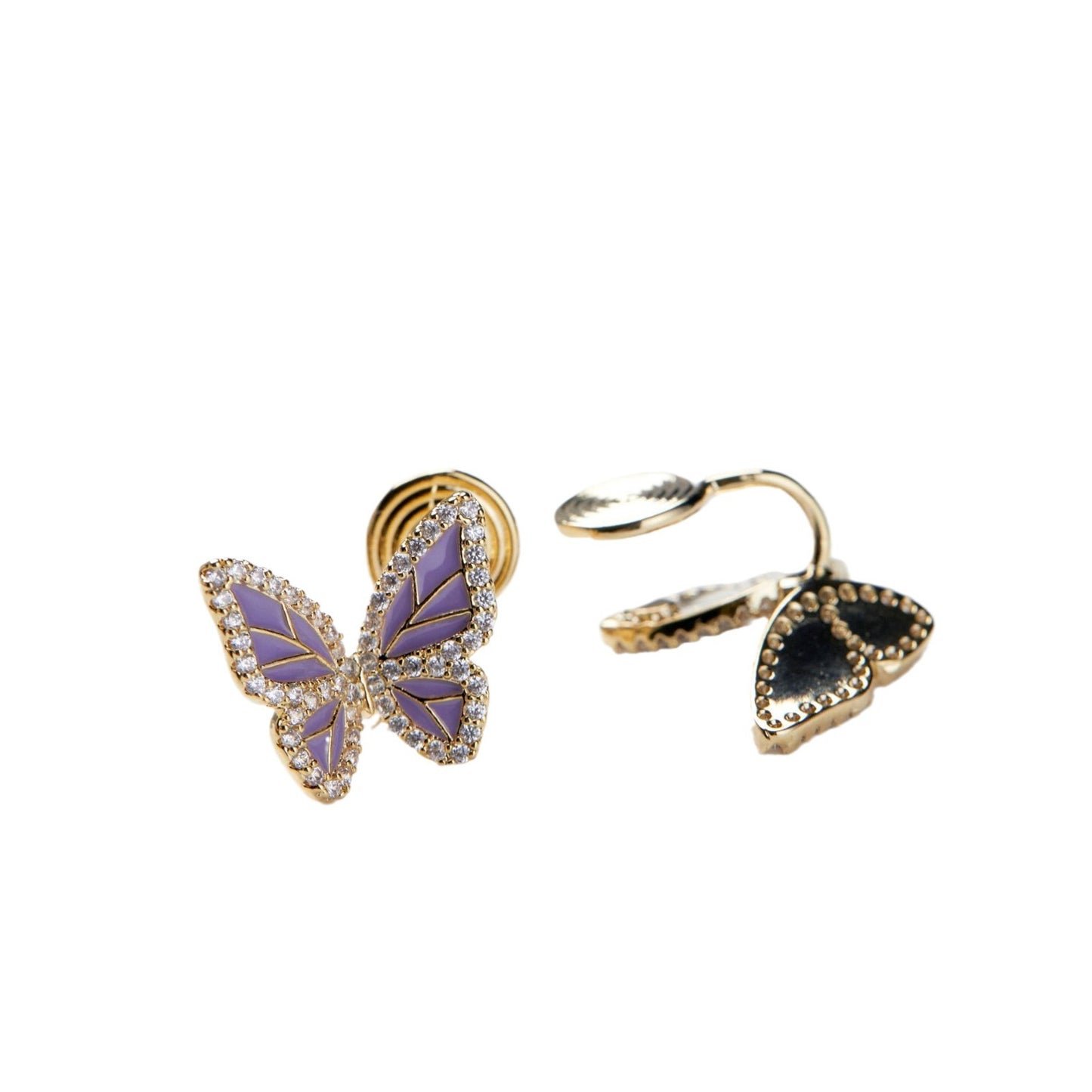 Butterfly Female Hepburn Style Design Sense High Ear Earrings