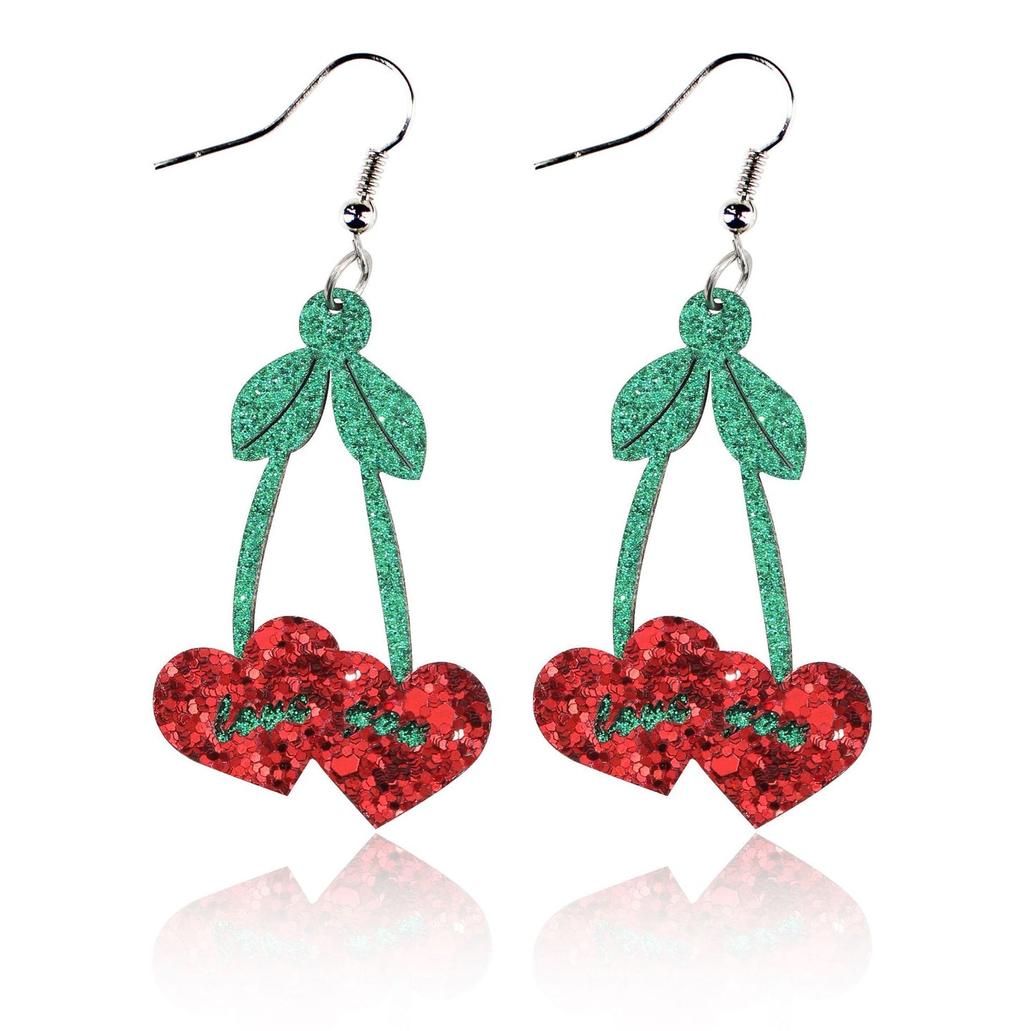 Cool Valentine's Day Bohemian Wine Glass Earrings