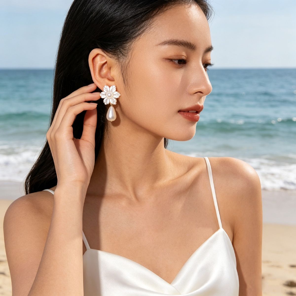 Women's Beach Vacation Style Alloy Starfish Shaped Stud Earrings